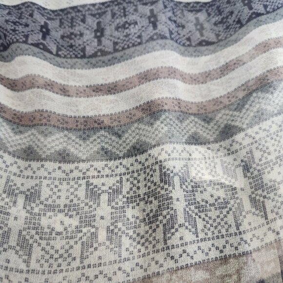 Anthropologie Sam + Lavi Dress sz Small Sheer Sheath Long Slevs Lightweight Boho - Picture 11 of 14